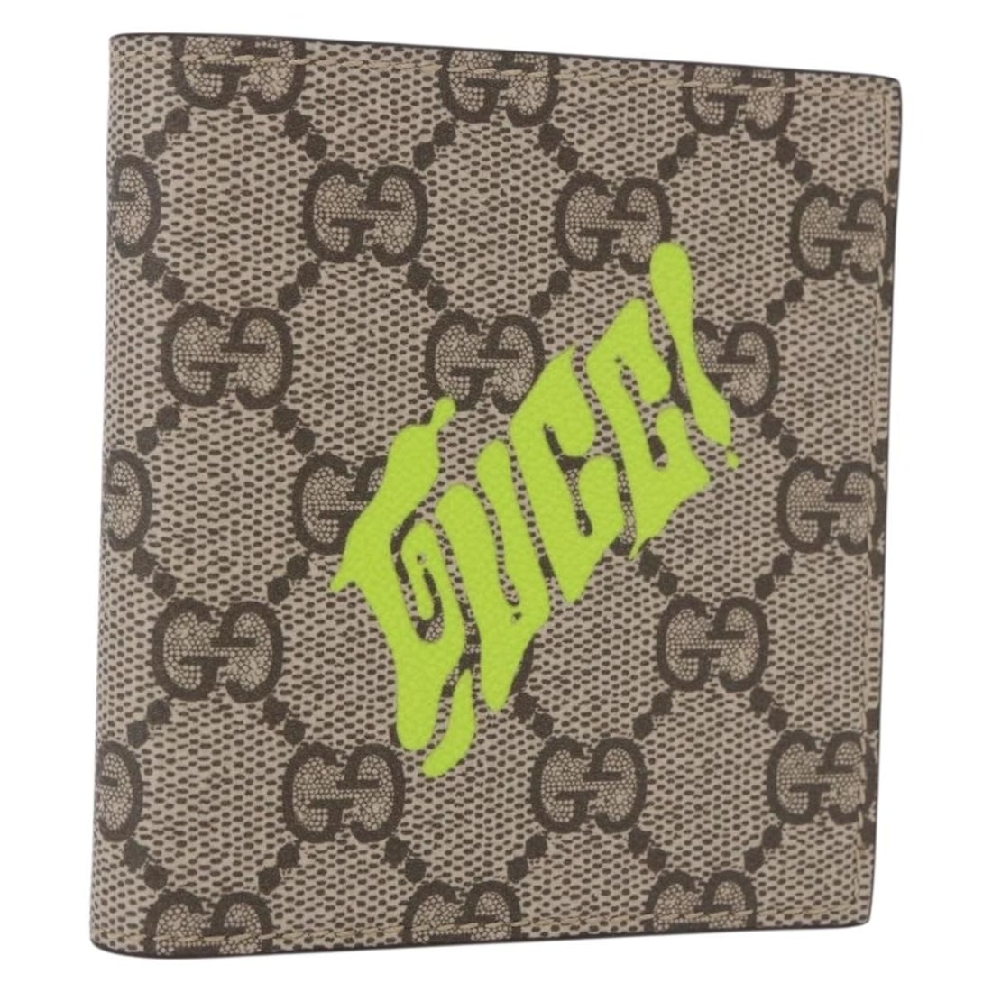 Gucci 835323 GG Supreme Beige PVC Leather Wallet: Gucci 835323 GG Supreme Beige PVC Leather Wallet A Gucci wallet in beige PVC leather and GG canvas, made in Italy. It comes with a dust bag and item box. The wallet is in excellent condition with no r