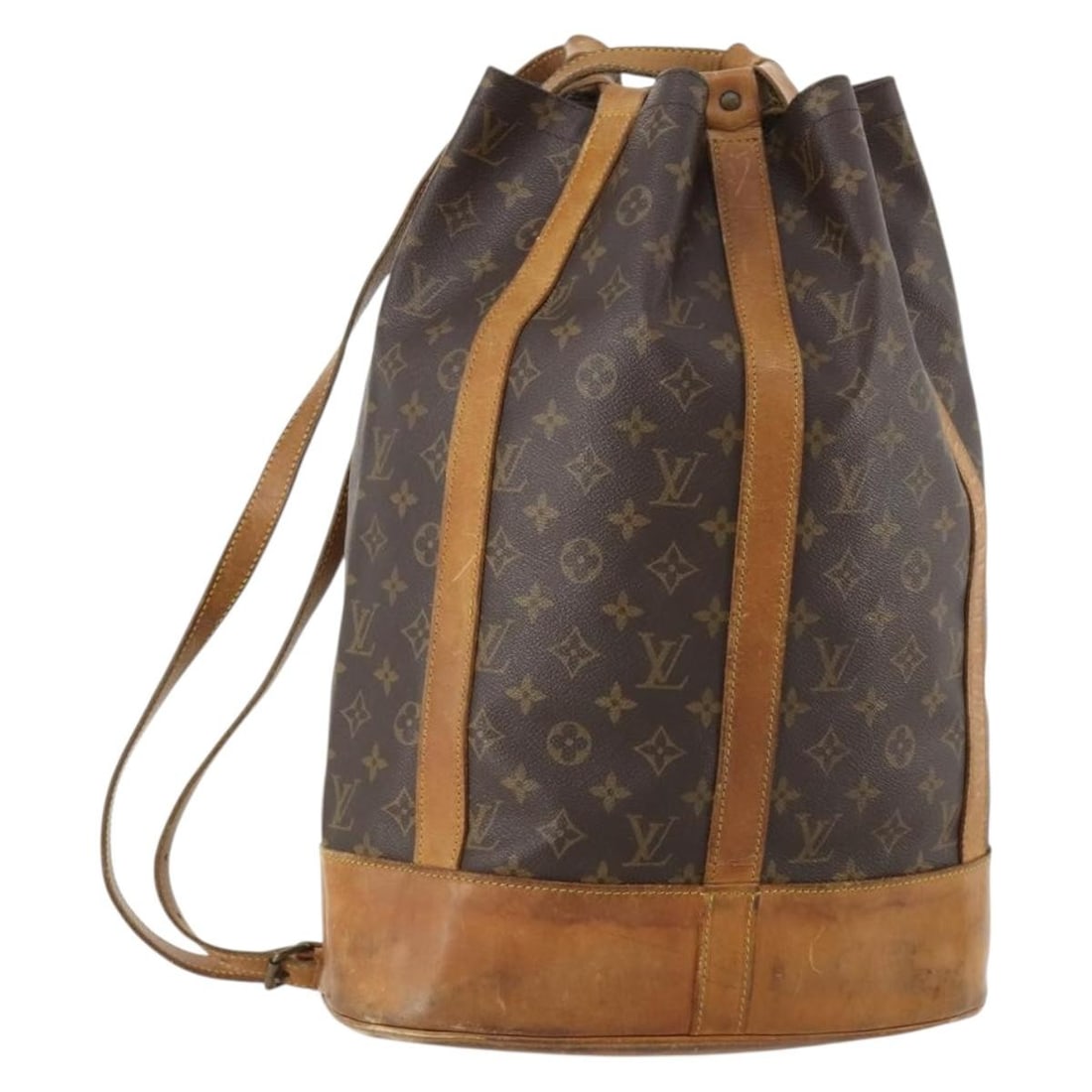 Louis Vuitton Randonnee GM Monogram Canvas Shoulder Bag M42244 with Pouch: Louis Vuitton Randonnee GM Monogram Canvas Shoulder Bag M42244 with Pouch This is a Louis Vuitton Monogram Randonnee GM shoulder bag, crafted from signature monogram canvas. The bag features a spaciou