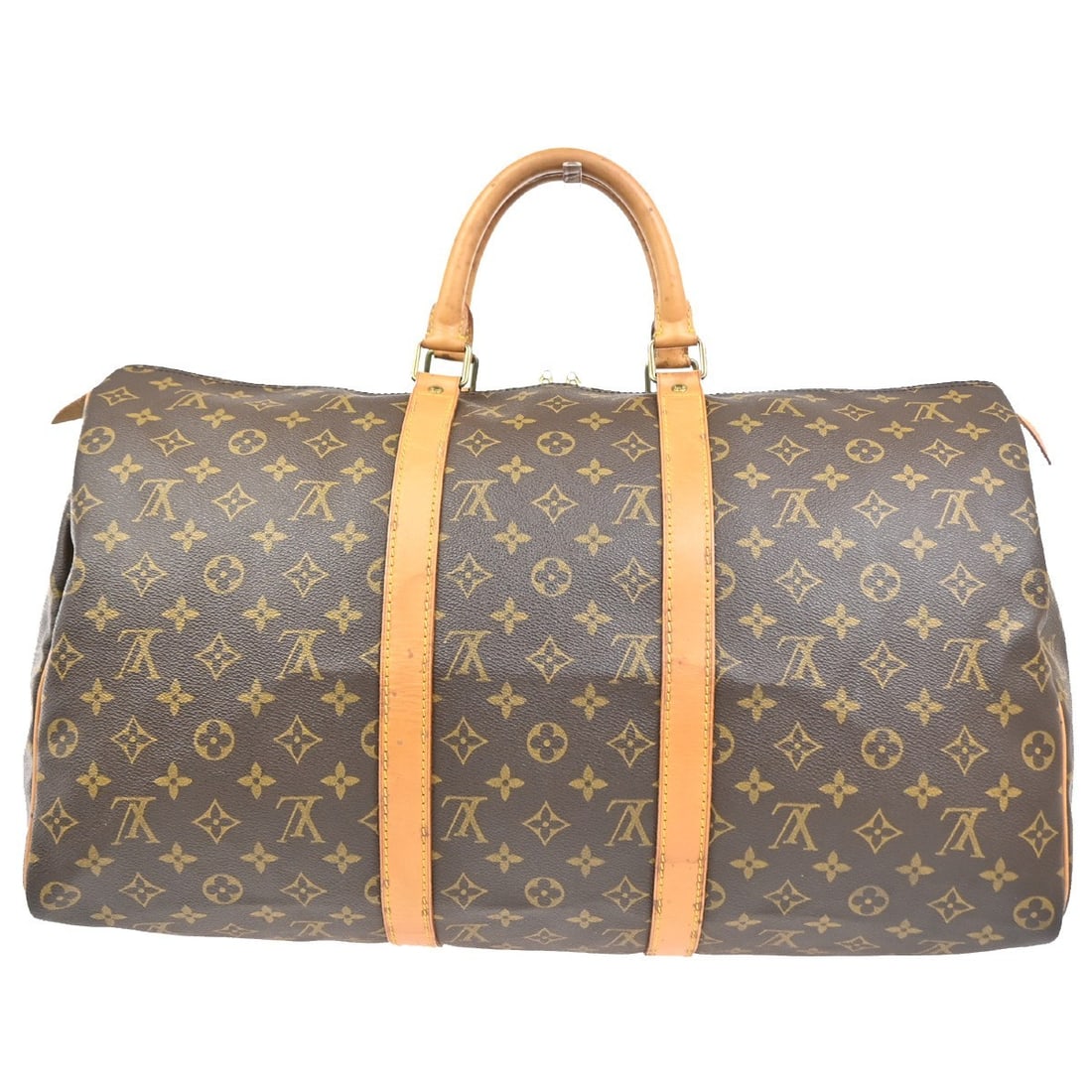 Louis Vuitton Keepall Unisex Brown Canvas Travel Bag (1 of 16)