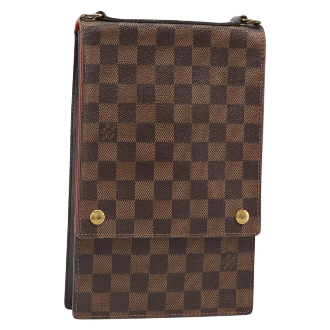 Louis Vuitton N45271 Portello Damier Ebene Canvas Bag: Louis Vuitton N45271 Portello Damier Ebene Canvas Bag Louis Vuitton Damier Ebene Portello shoulder bag in Damier Ebene canvas, made in France. This women's shoulder bag measures approximately 16 cm W 