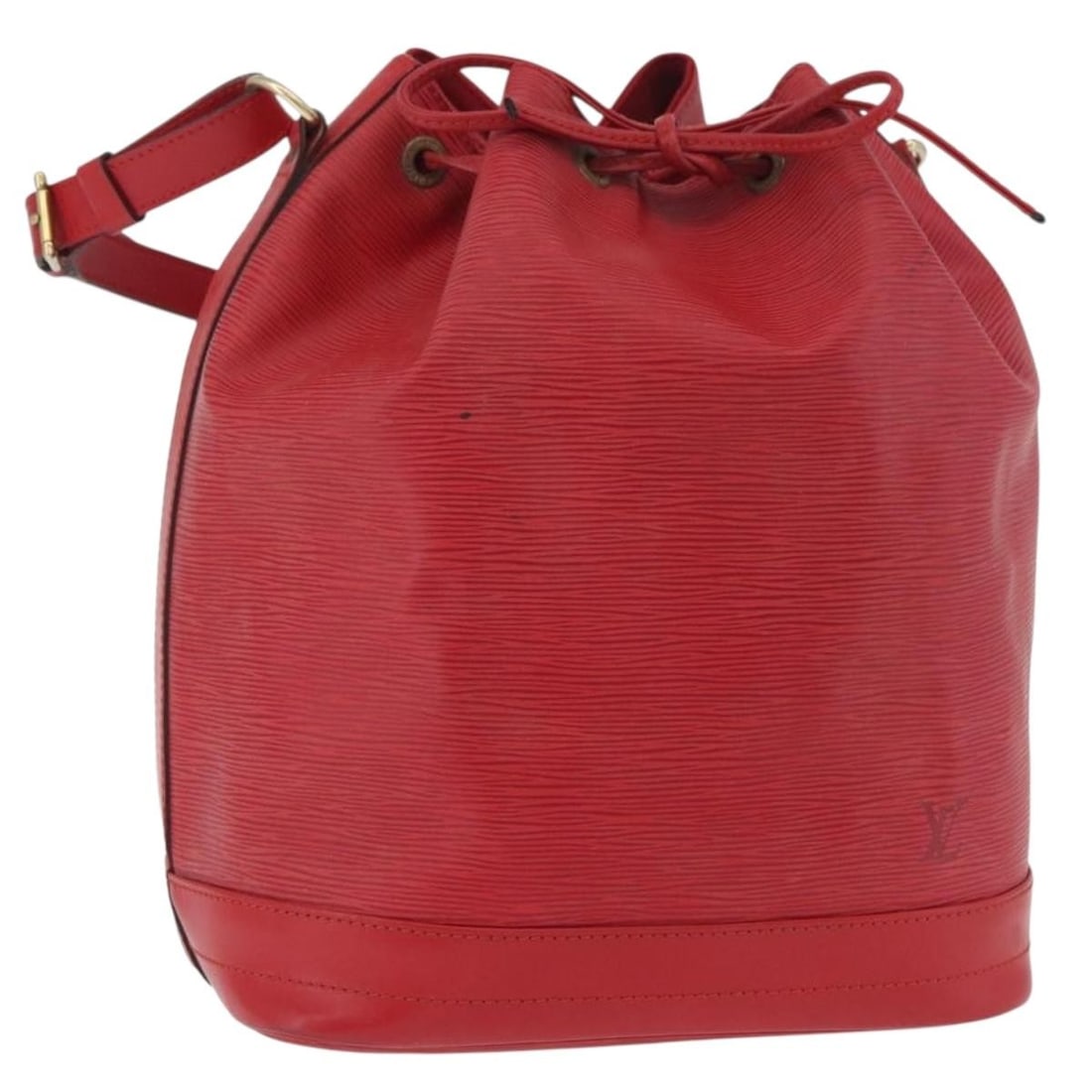 Louis Vuitton M44007 Noe Red Epi Leather Shoulder Bag: Louis Vuitton M44007 Noe Red Epi Leather Shoulder Bag Louis Vuitton Noe shoulder bag in red Epi leather. This women's bag is made in France and features the M44007 model reference. The included item i