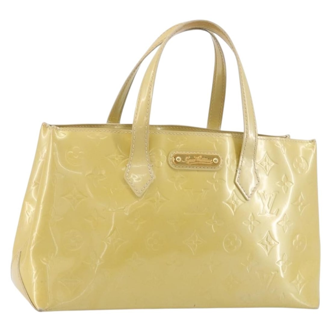 Louis Vuitton Reade PM Monogram Vernis Patent Leather Handbag Perle M91336: Louis Vuitton Reade PM Monogram Vernis Patent Leather Handbag Perle M91336 Louis Vuitton Reade PM handbag in Perle Monogram Vernis patent leather. Made in France, this women's handbag includes a dust 