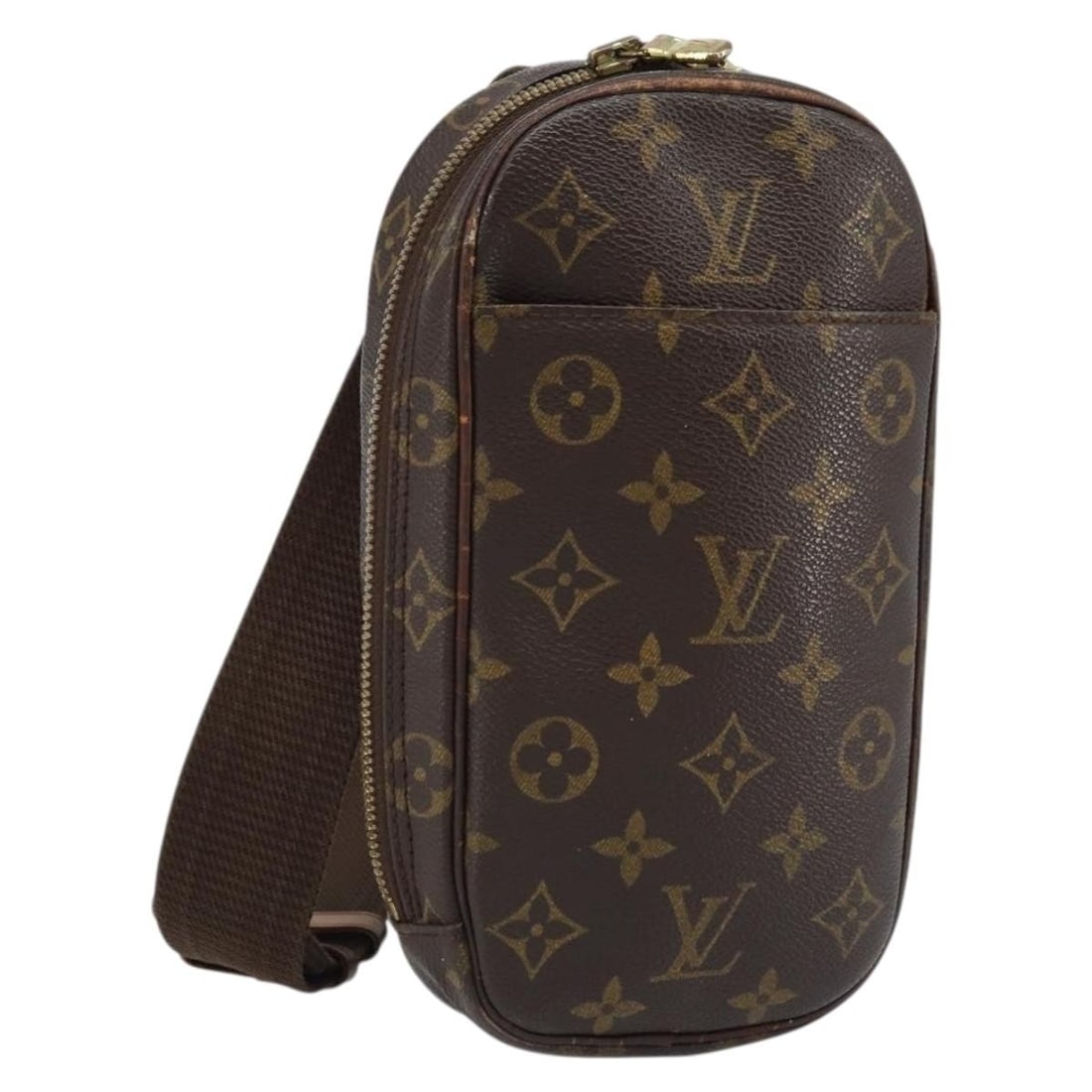 Louis Vuitton Pochette Gange Monogram Canvas Shoulder Bag M51870: Louis Vuitton Pochette Gange Monogram Canvas Shoulder Bag M51870 Louis Vuitton Monogram Pochette Gange shoulder bag in monogram canvas, made in Spain. This women's bag includes the item shown only; it