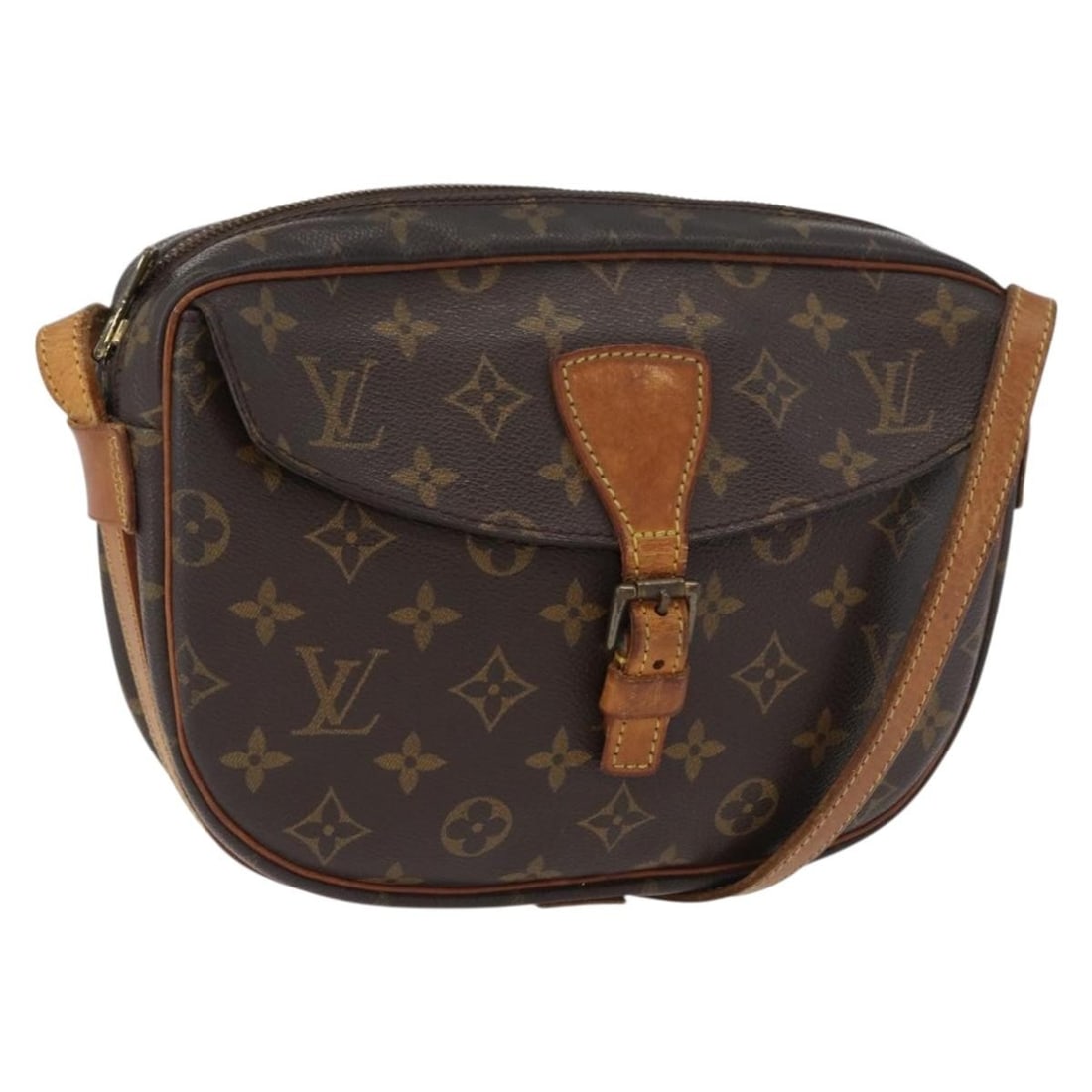Louis Vuitton Jeune Fille MM Monogram Canvas Shoulder Bag M51226: Louis Vuitton Jeune Fille MM Monogram Canvas Shoulder Bag M51226 Louis Vuitton Jeune Fille MM shoulder bag in Monogram canvas, made in France. This women's bag includes an adjustable shoulder strap an