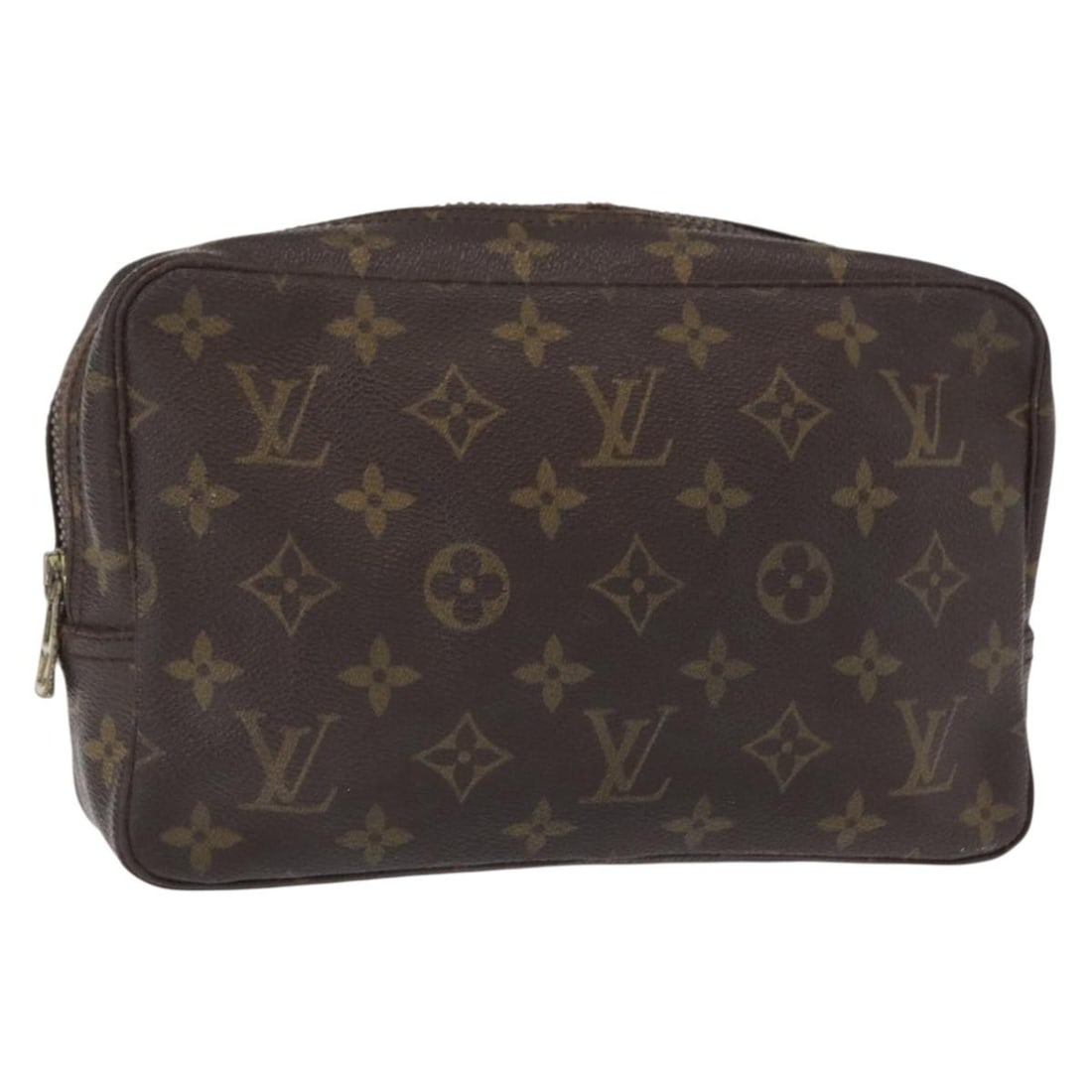 Louis Vuitton Monogram Trousse Toilette 23 M47524 Clutch Bag: Louis Vuitton Monogram Trousse Toilette 23 M47524 Clutch Bag This Louis Vuitton Monogram Trousse Toilette 23 clutch bag is crafted from the iconic monogram canvas and features a compact, structured si