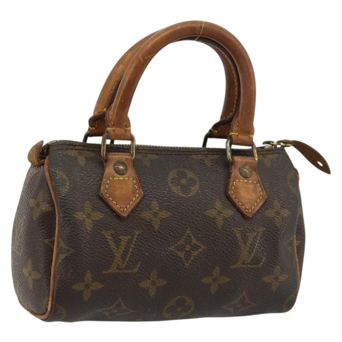 Louis Vuitton M41534 Mini Speedy Monogram Canvas Handbag: Louis Vuitton M41534 Mini Speedy Monogram Canvas Handbag Louis Vuitton Monogram Mini Speedy handbag in monogram canvas, made in France. This women's handbag is offered without the original box or dust