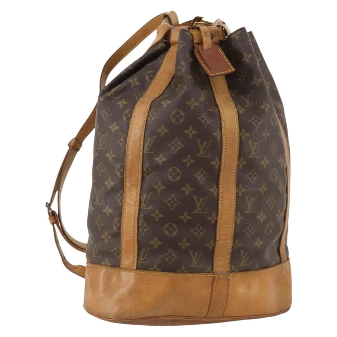 Louis Vuitton Randonnee GM Monogram Canvas Shoulder Bag M42244 with Pouch: Louis Vuitton Randonnee GM Monogram Canvas Shoulder Bag M42244 with Pouch This is a Louis Vuitton Monogram Randonnee GM shoulder bag crafted from the signature monogram canvas. Designed for women, thi