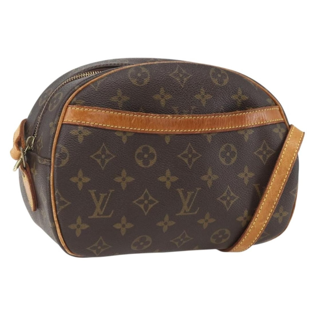 Louis Vuitton Blois Monogram Canvas Shoulder Bag M51221 France: Louis Vuitton Blois Monogram Canvas Shoulder Bag M51221 France This Louis Vuitton Monogram Blois Shoulder Bag is crafted from the brand's signature monogram canvas and features an adjustable shoulder 
