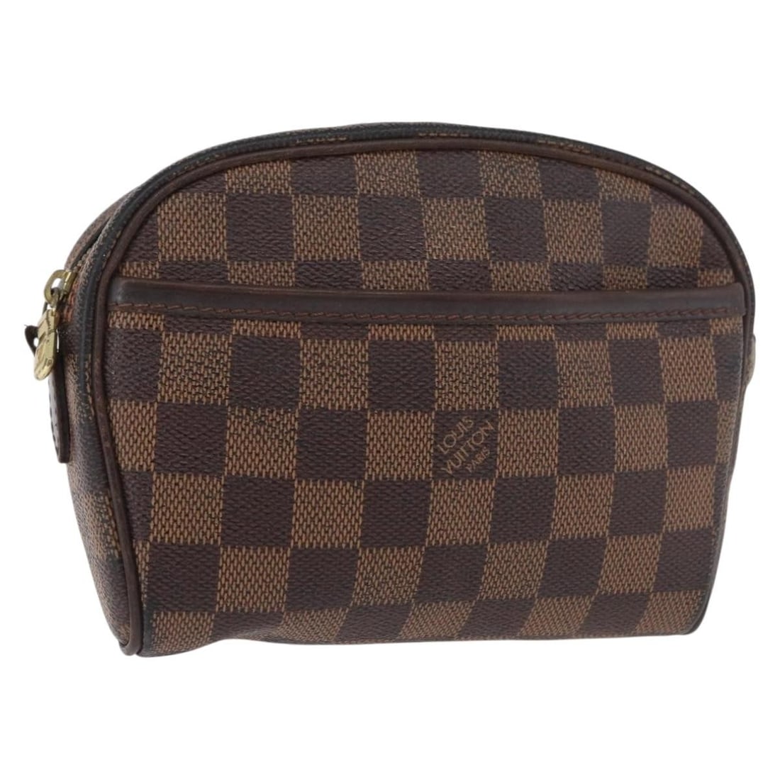 Louis Vuitton N51296 Pochette Ipanema Damier Ebene Shoulder Bag: Louis Vuitton N51296 Pochette Ipanema Damier Ebene Shoulder Bag Louis Vuitton Damier Ebene Pochette Ipanema shoulder bag in Damier Ebene canvas. This women's shoulder bag is made in France and include