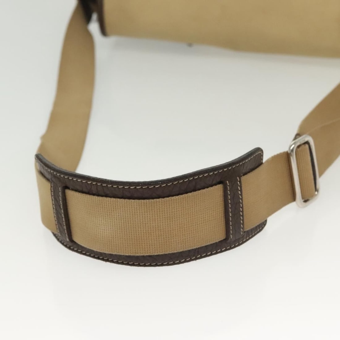 Prada Vintage Beige Canvas Shoulder Bag - 8