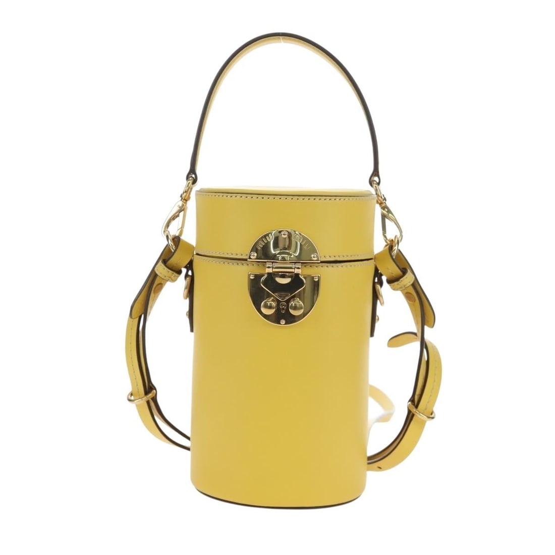 Miu Miu Vintage Yellow Leather Handbag: Miu Miu Vintage Yellow Leather Handbag Vintage Miu Miu leather piece in yellow, made in Italy. This item is for women and is presented in excellent condition. Specifications Brand: Miu Miu Model: Vint