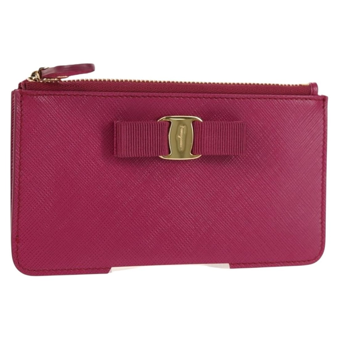 Leather wallet Salvatore Ferragamo Vala purple gold tone Italy: Leather wallet Salvatore Ferragamo Vala purple gold tone Italy Compact leather wallet in purple with gold-tone accents. This women's Vala wallet is made in Italy and includes the dust bag and item box