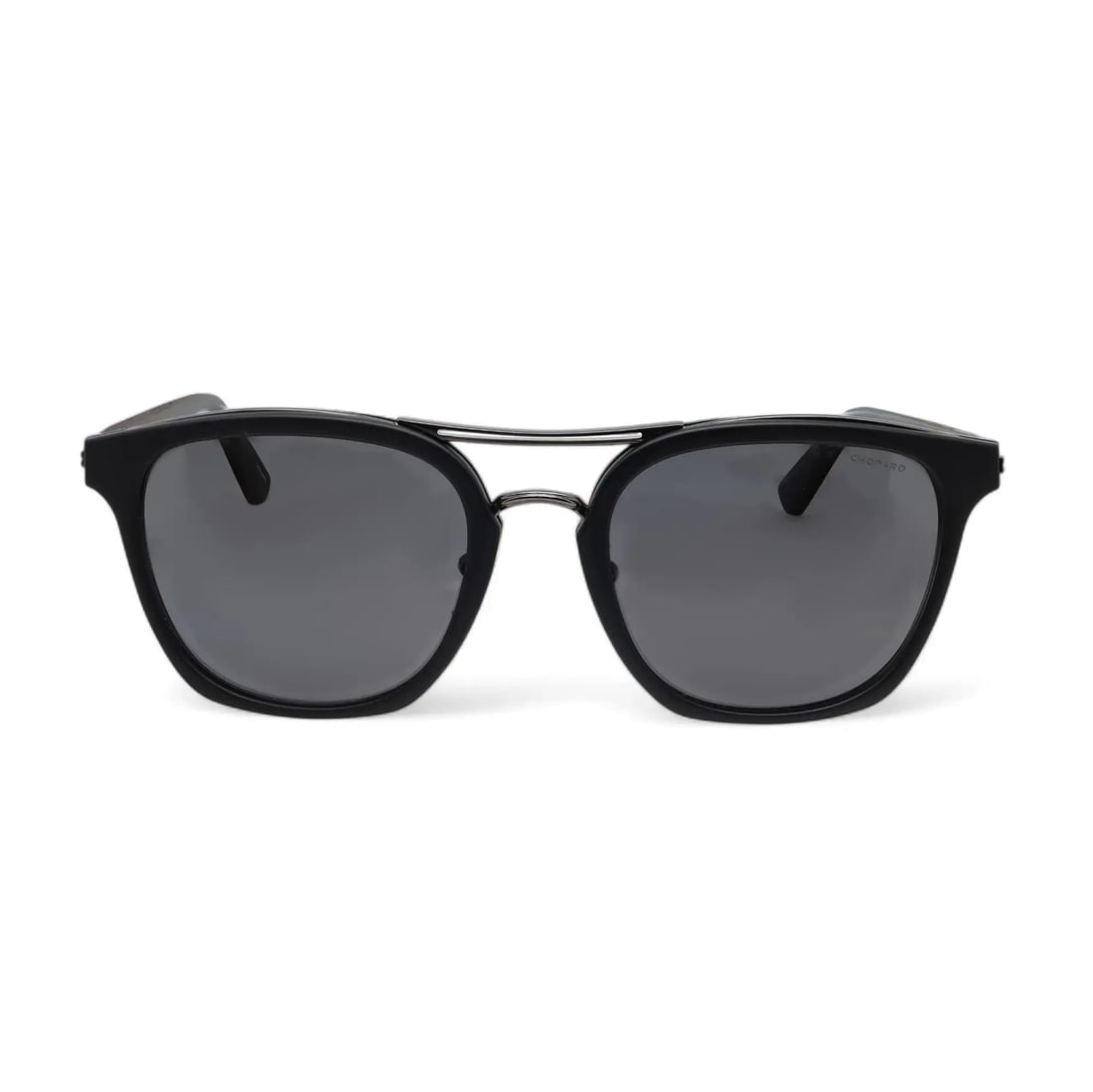 Chopard 95217-0510 Black Polarized Sunglasses with Wood Rubber Frame (1 of 5)