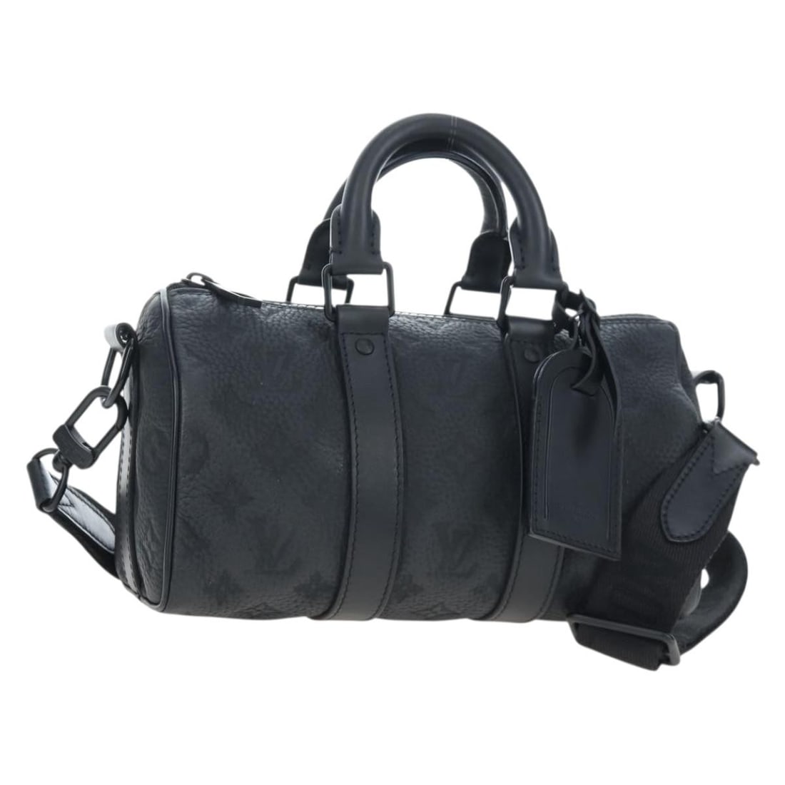 Louis Vuitton M20900 Keepall Bandouliere 25 Taurillon Monogram Hand Bag: Louis Vuitton M20900 Keepall Bandouliere 25 Taurillon Monogram Hand Bag Louis Vuitton Keepall Bandouliere 25 in black Monogram canvas. This women's handbag is made in France and includes a dust bag, i