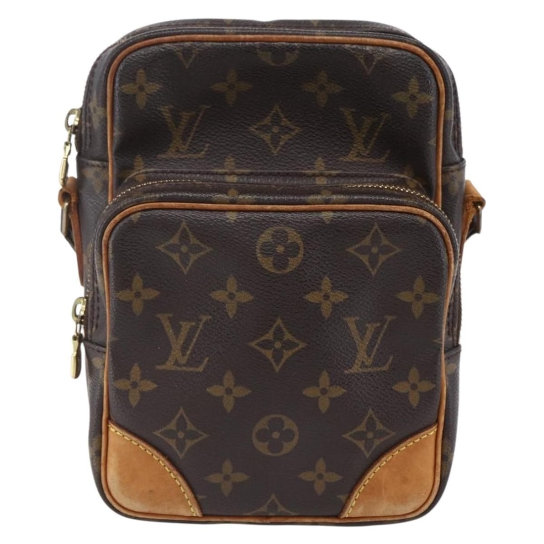 Louis Vuitton Amazone Monogram Canvas Shoulder Bag 15x21x8cm: Louis Vuitton Amazone Monogram Canvas Shoulder Bag 15x21x8cm Louis Vuitton Amazone Bag crafted from monogram canvas in brown. This unisex bag features a shoulder strap and metal fittings. It shows sig