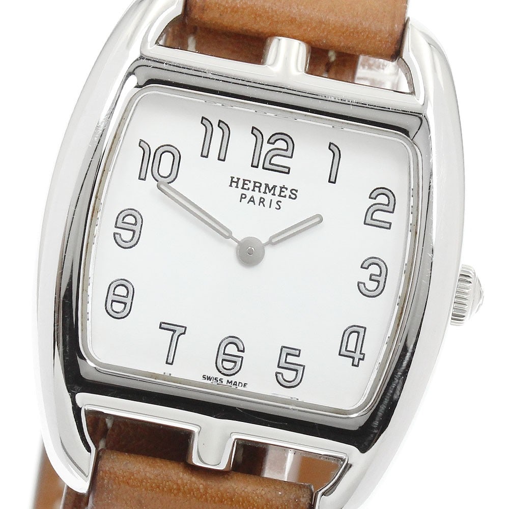 Hermes Cape Cod Tonneau CT1.210 womens quartz wristwatch (1 of 6)