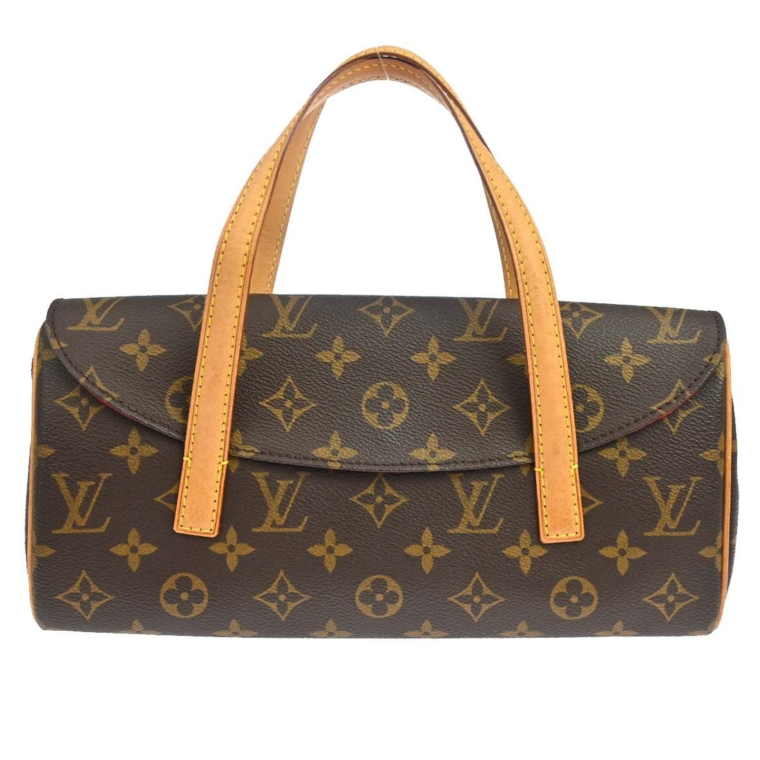 Louis Vuitton Sonatine Handbag in Brown Monogram Canvas: Louis Vuitton Sonatine Handbag in Brown Monogram Canvas Louis Vuitton Sonatine handbag in brown monogram canvas. This piece is made in France and is presented in good condition with light corner wear,