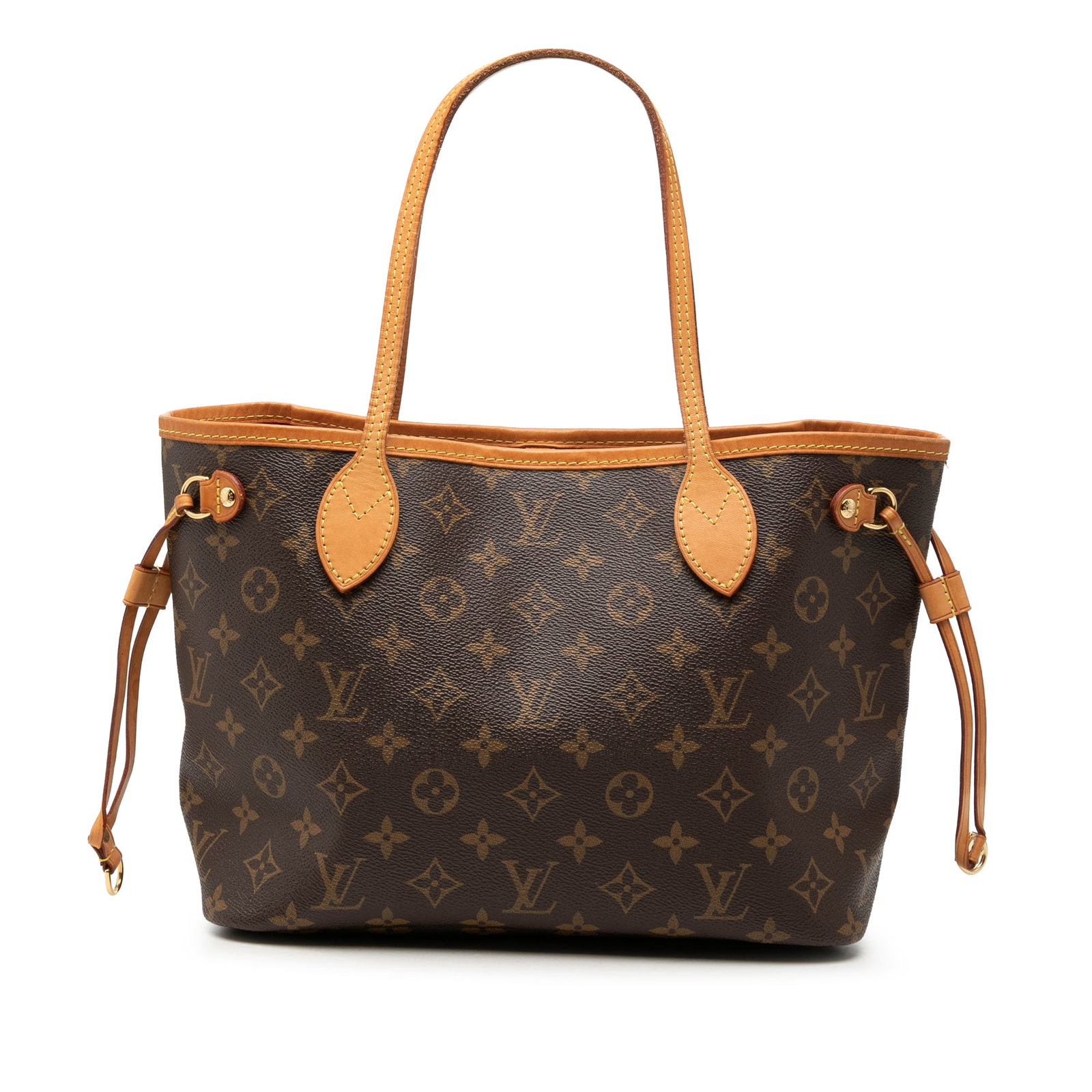Louis Vuitton Neverfull PM Monogram Canvas Tote Bag: Louis Vuitton Neverfull PM Monogram Canvas Tote Bag Louis Vuitton Monogram Neverfull PM tote bag crafted with a monogram canvas body, flat vachetta leather handles, an open top, and a lobster claw cla