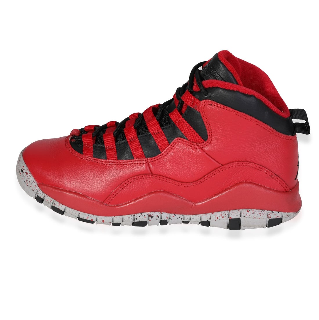 Air Jordan 10 Retro BG Bulls Over Broadway Sneakers Black Red 5 US: Air Jordan 10 Retro BG Bulls Over Broadway Sneakers Black Red 5 US Experience the iconic style of the Air Jordan 10 Retro BG 'Bulls Over Broadway' sneakers. Designed in a striking color palette of bla