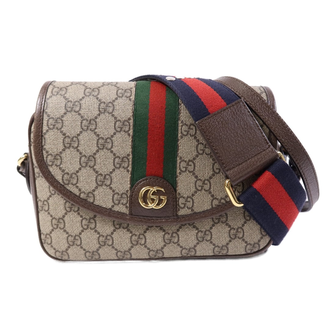 Gucci Ophidia GG Canvas Shoulder Bag Beige Brown GHW (1 of 14)