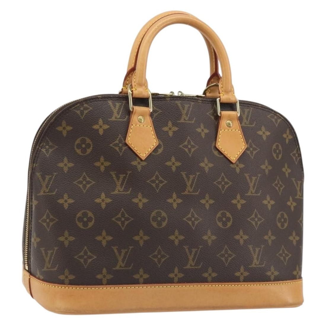 Louis Vuitton M51130 Alma Monogram Canvas Handbag France: Louis Vuitton M51130 Alma Monogram Canvas Handbag France Louis Vuitton Alma handbag in Monogram canvas with a structured silhouette and top handles. Made in France, this women's handbag includes a dus