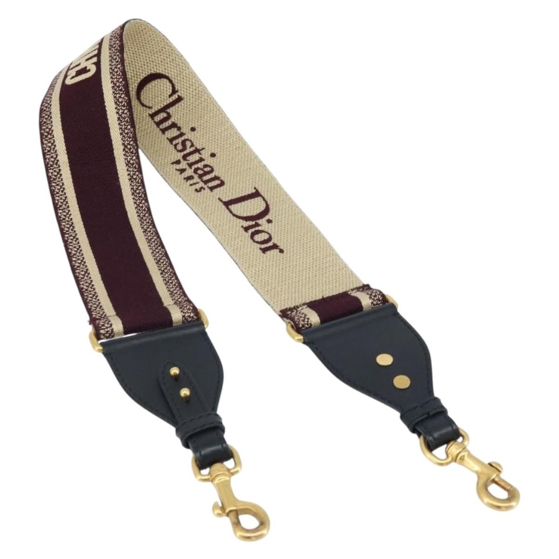 Christian Dior Canvas Shoulder Strap Bordeaux 36.6 Inch Italy: Christian Dior Canvas Shoulder Strap Bordeaux 36.6 Inch Italy Authentic Christian Dior shoulder strap in bordeaux canvas for women. Made in Italy, this strap shows reasonable wear and tear consistent 