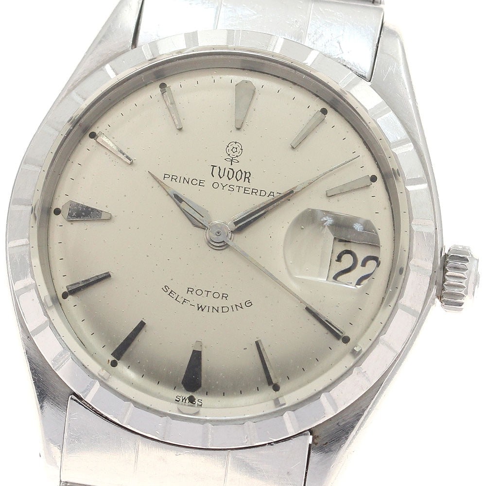TUDOR Prince Oysterdate Ref 7966 Automatic Stainless Steel Mens Wristwatch (1 of 9)