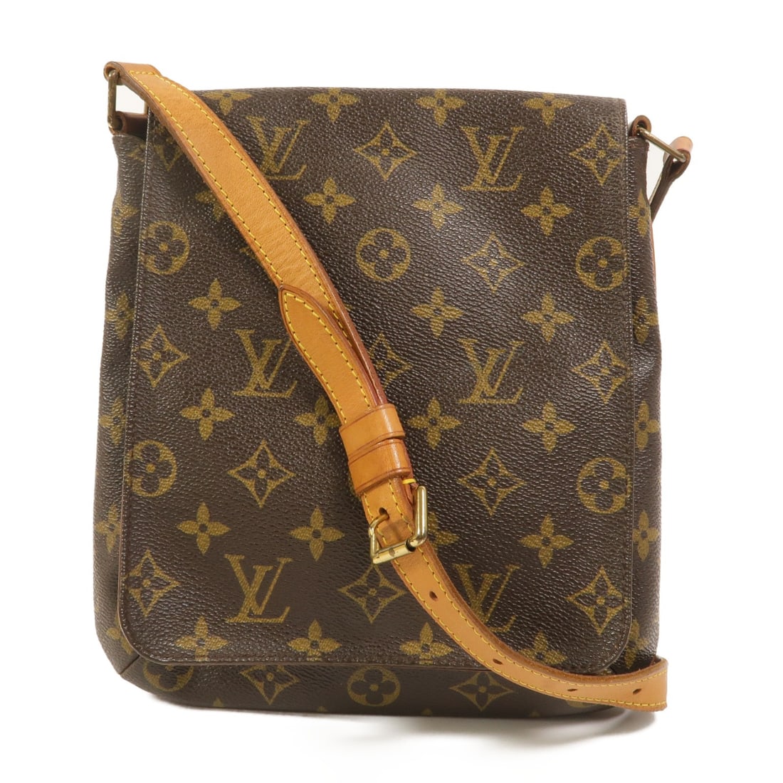 Louis Vuitton Musette Salsa M51258 Monogram Shoulder Bag Brown: Louis Vuitton Musette Salsa M51258 Monogram Shoulder Bag Brown Louis Vuitton Musette Salsa short shoulder bag in brown Monogram PVC coated canvas. This women's shoulder bag features a flap closure and