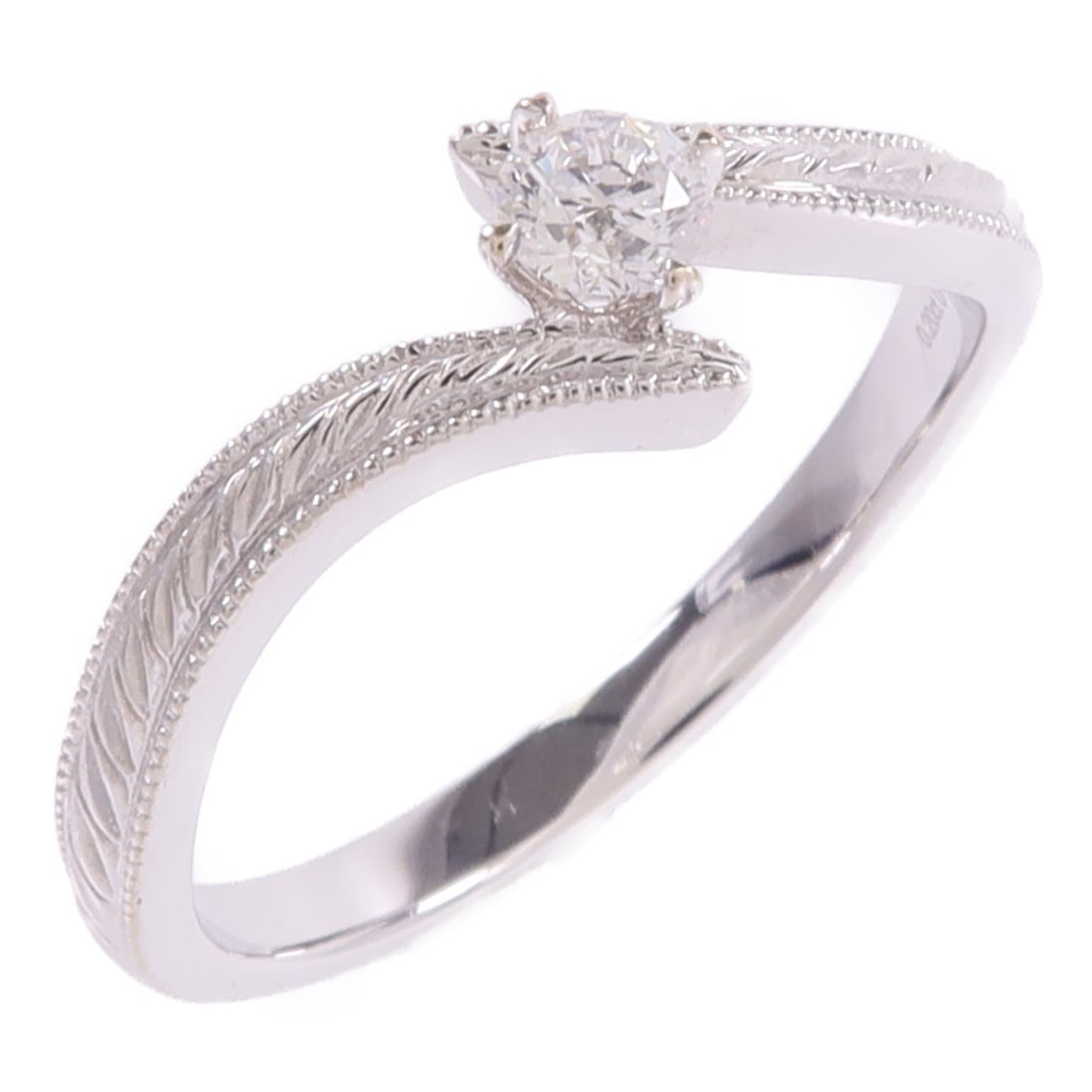 18K White Gold Diamond Ring US Size 9 0.20ct: 18K White Gold Diamond Ring US Size 9 0.20ct Diamond ring crafted in 18K white gold with a clear diamond centerpiece. This women's ring is a regular size US 9 and comes with no accessories. Condition 