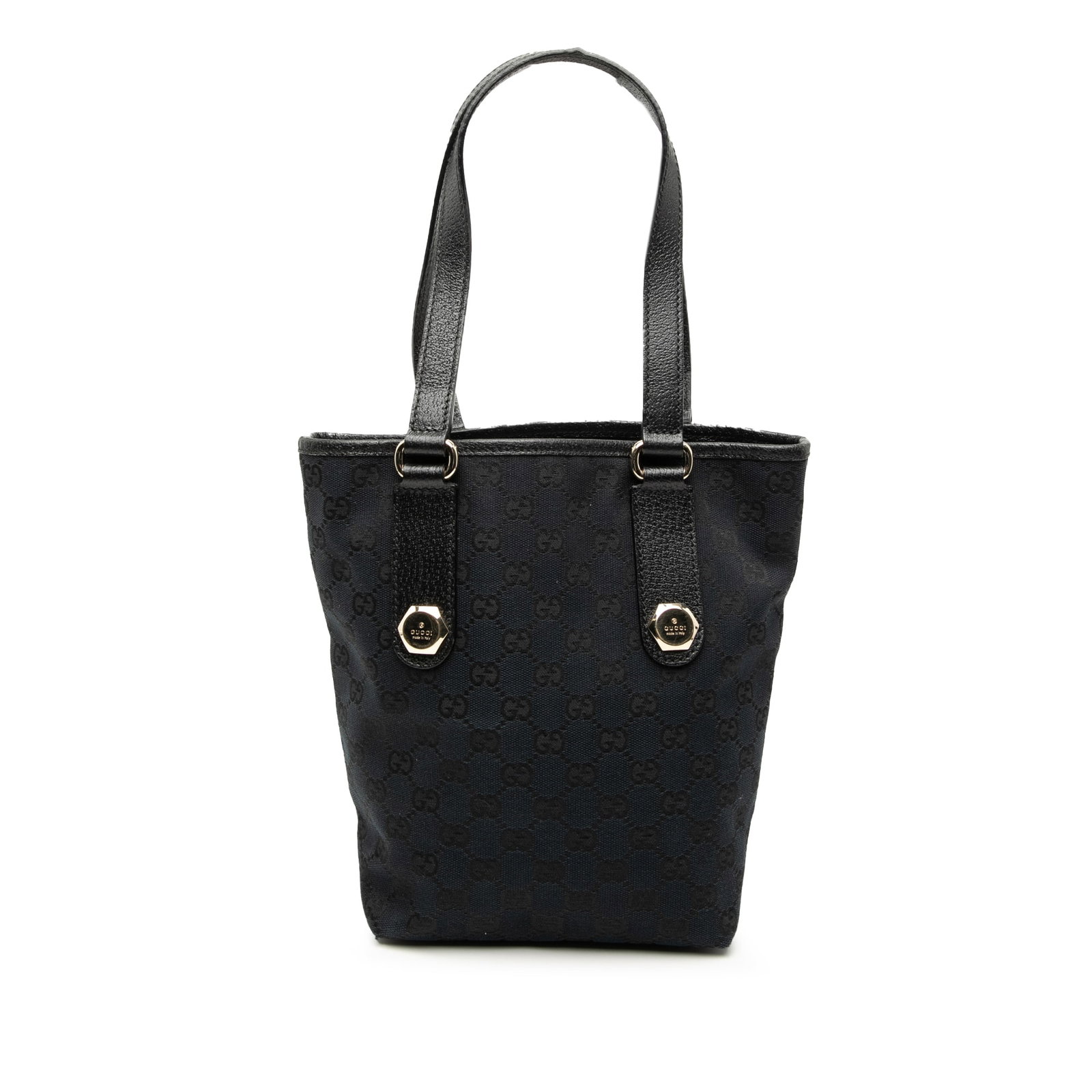 Gucci GG Canvas Black Charmy Tote Bag (1 of 7)