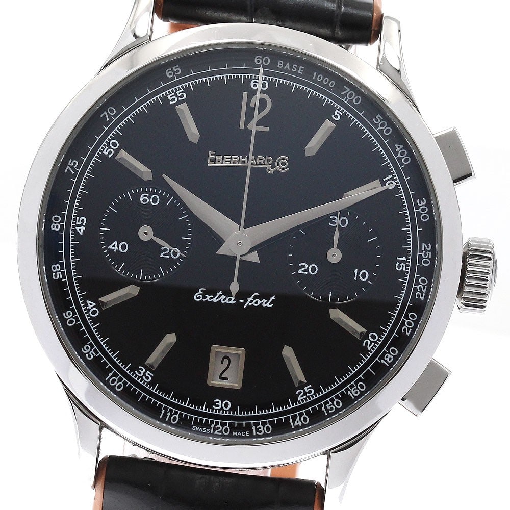 EBERHARD Extra-Fort 31951 mens automatic chronograph wristwatch (1 of 6)