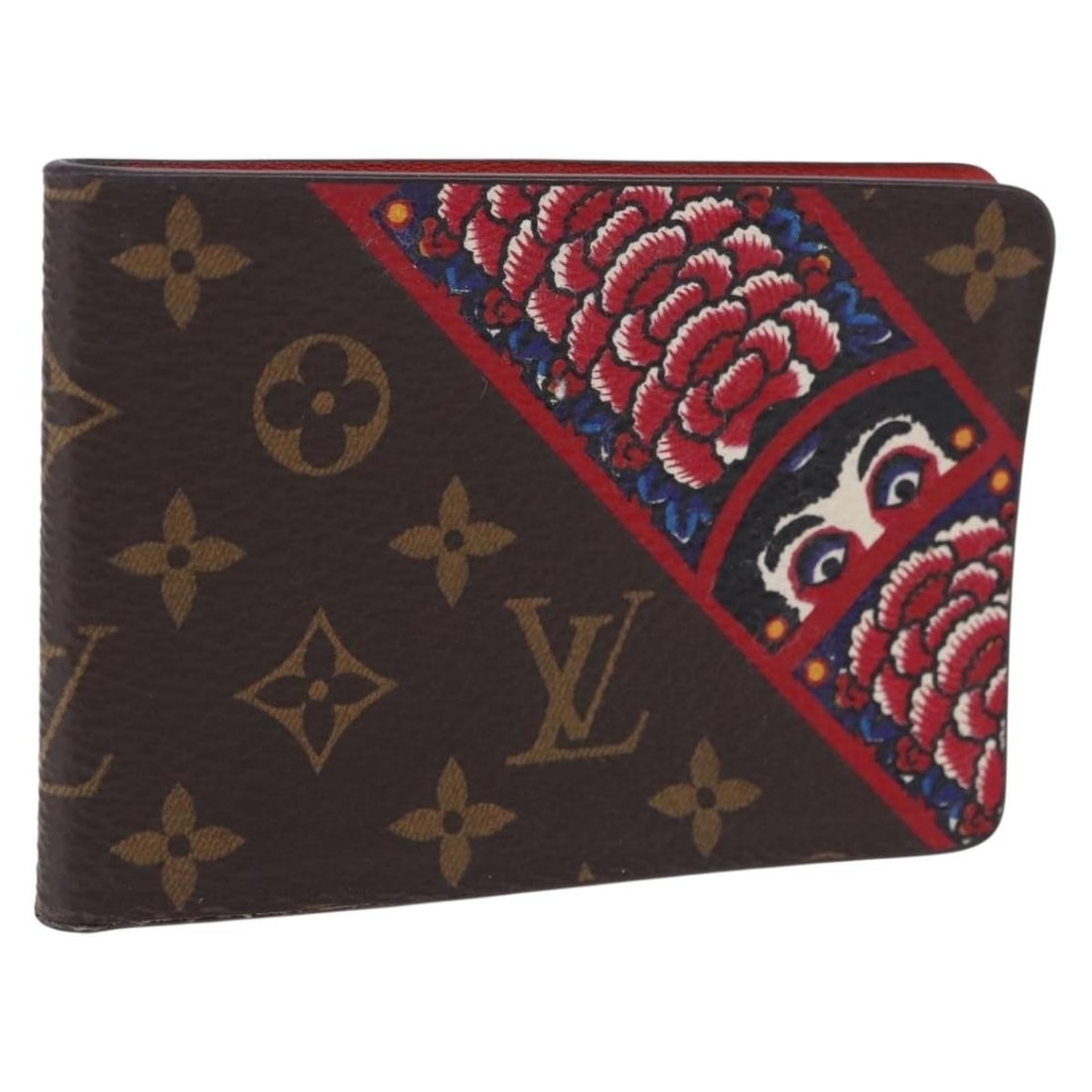 Louis Vuitton GI0235 Kabuki Canvas Hand Mirror Italy: Louis Vuitton GI0235 Kabuki Canvas Hand Mirror Italy Louis Vuitton hand mirror in Monogram Kabuki canvas with a compact Daruma-inspired design. Made in Italy, this piece includes the dust bag and item