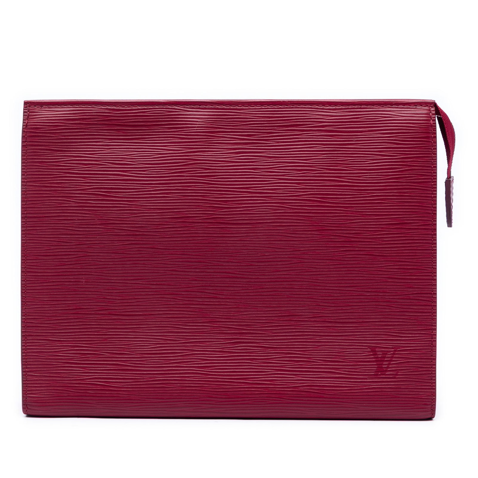 Louis Vuitton Epi Leather Toiletry Pouch 26 Pink: Louis Vuitton Epi Leather Toiletry Pouch 26 Pink Louis Vuitton Epi Toiletry Pouch 26 in pink leather with a top zip closure and an interior slip pocket. Made in France. Condition AB with noted wear in