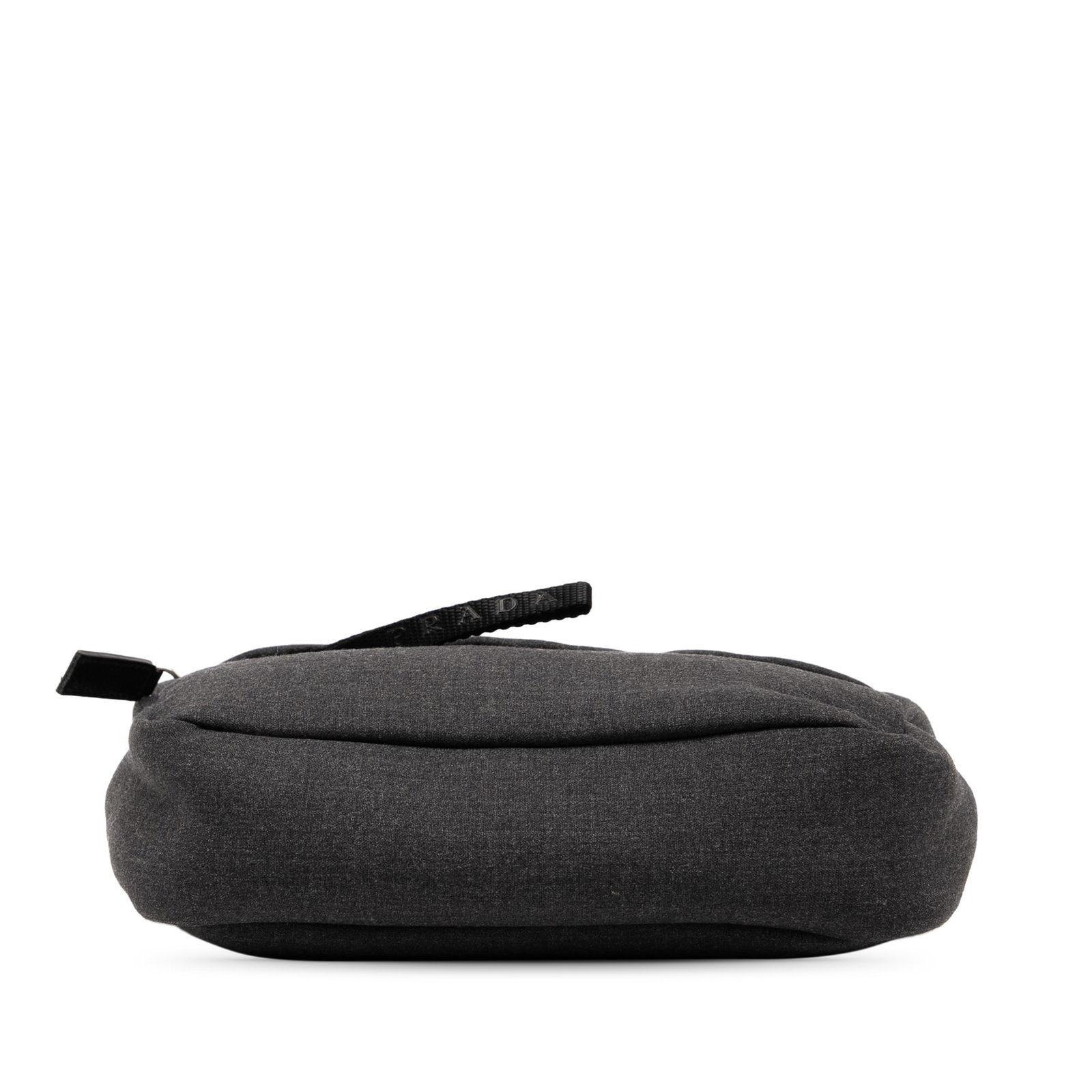 Prada Gray Polyester Pouch with Zip Closure - 3