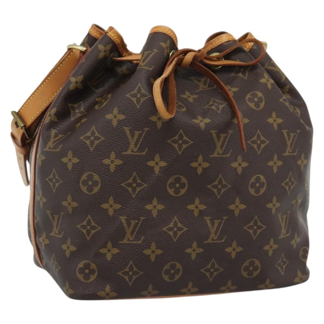 Louis Vuitton M42226 Petit Noe Monogram Canvas Shoulder Bag: Louis Vuitton M42226 Petit Noe Monogram Canvas Shoulder Bag Louis Vuitton Petit Noe shoulder bag in Monogram canvas. This women's bag includes a dust bag and shows reasonable wear and tear consistent 