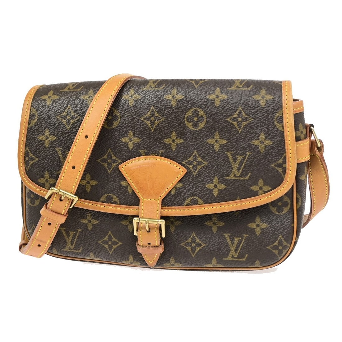 Louis Vuitton Sologne Shoulder Bag in Brown Monogram Canvas (1 of 15)