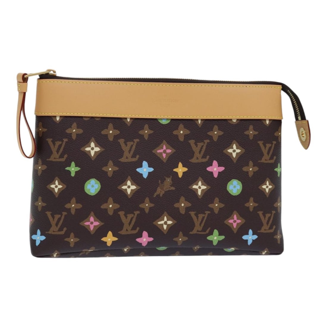 Louis Vuitton M83568 Pochette Voyage Souple Monogram Canvas Clutch (1 of 18)