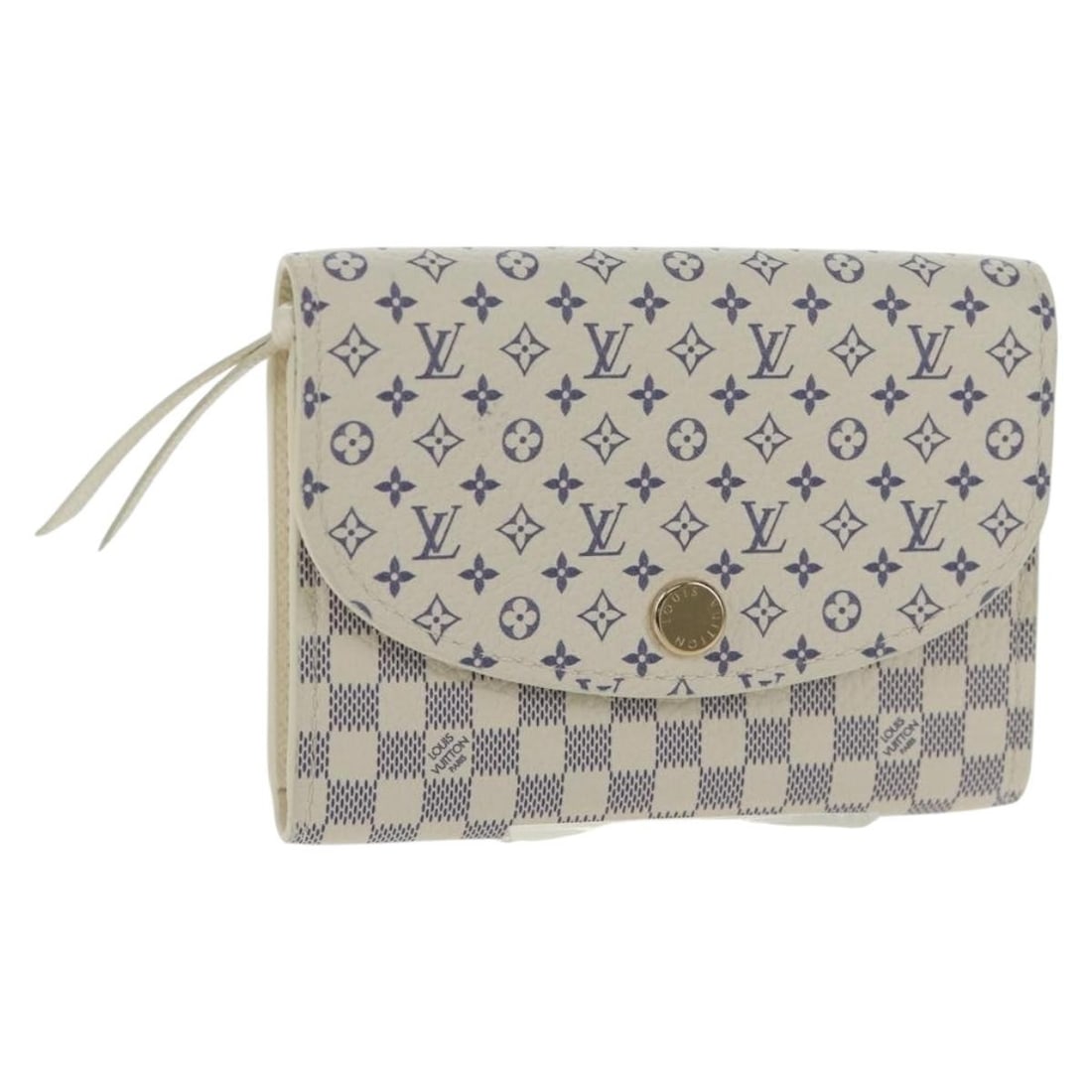 Louis Vuitton M25745 Damier Azur coin purse with box dust bag (1 of 18)