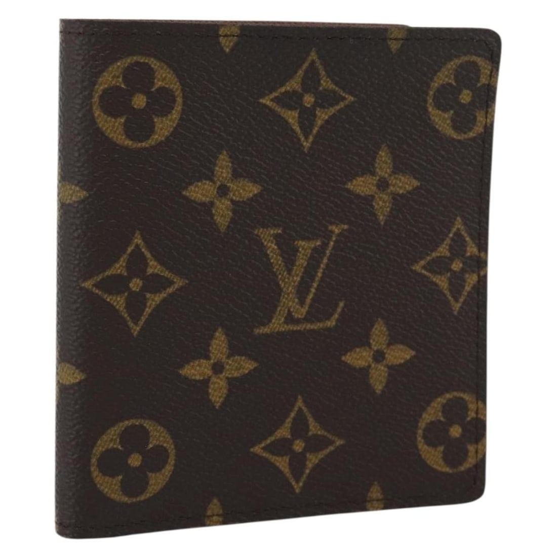 Louis Vuitton M60883 bifold wallet in Monogram Canvas: Louis Vuitton M60883 bifold wallet in Monogram Canvas This bifold wallet from the Porte Billets 10 Cartes line features Monogram canvas construction and a classic folding design. It includes a dust ba