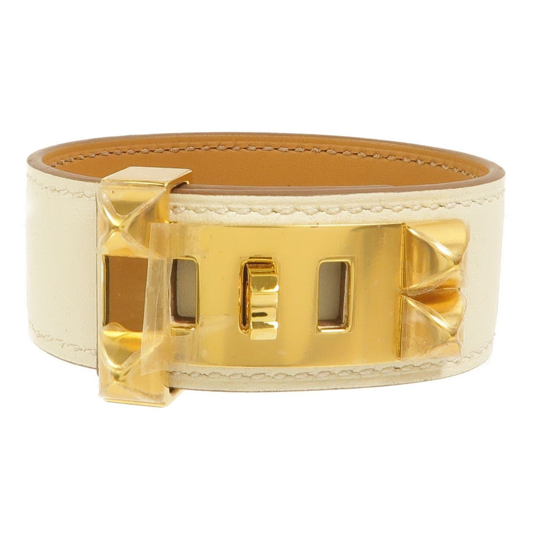 Hermes Collier De Chien 24 Bracelet Nata Swift Calfskin GHW (1 of 12)