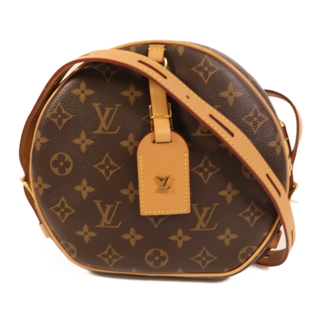 Louis Vuitton Boite Chapeau Souple Monogram Shoulder Bag M45647 Brown: Louis Vuitton Boite Chapeau Souple Monogram Shoulder Bag M45647 Brown Louis Vuitton Boite Chapeau Souple shoulder bag in brown Monogram PVC coated canvas. This women's bag features an exterior open po