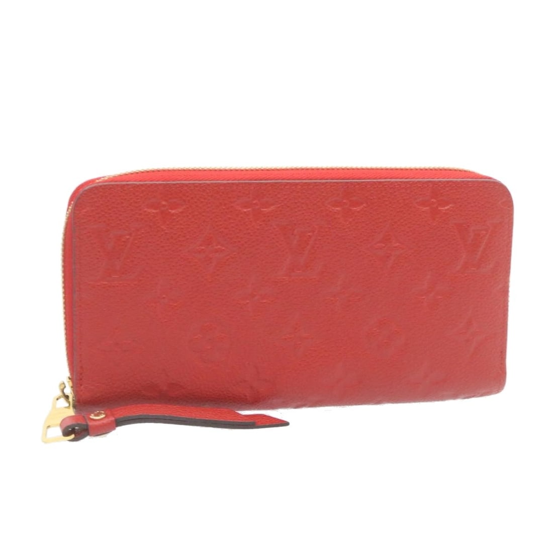 Louis Vuitton M60017 Zippy Long Wallet Red Monogram Empreinte Leather (1 of 18)