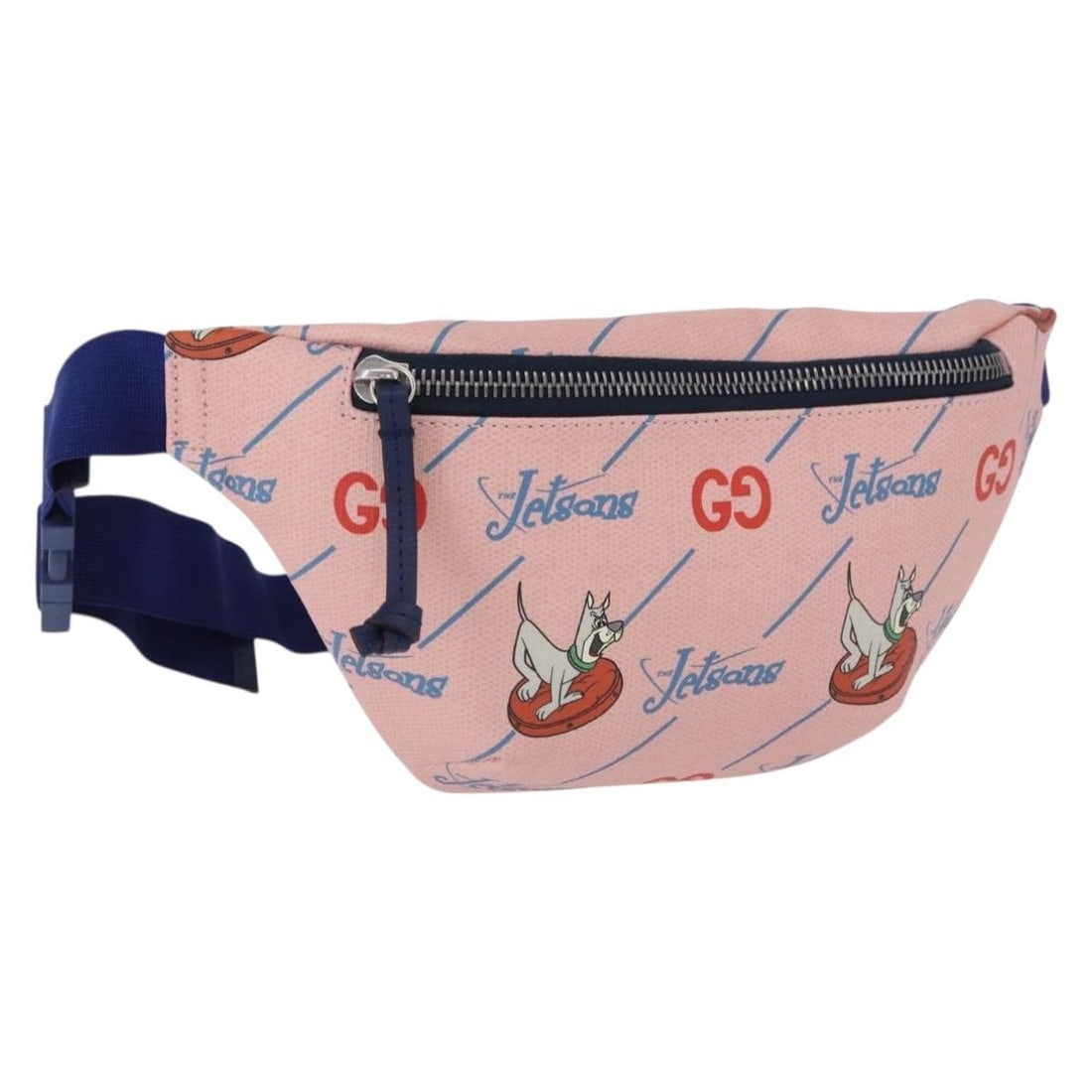 GUCCI 502095 Jetsons canvas body bag pink silver (1 of 18)