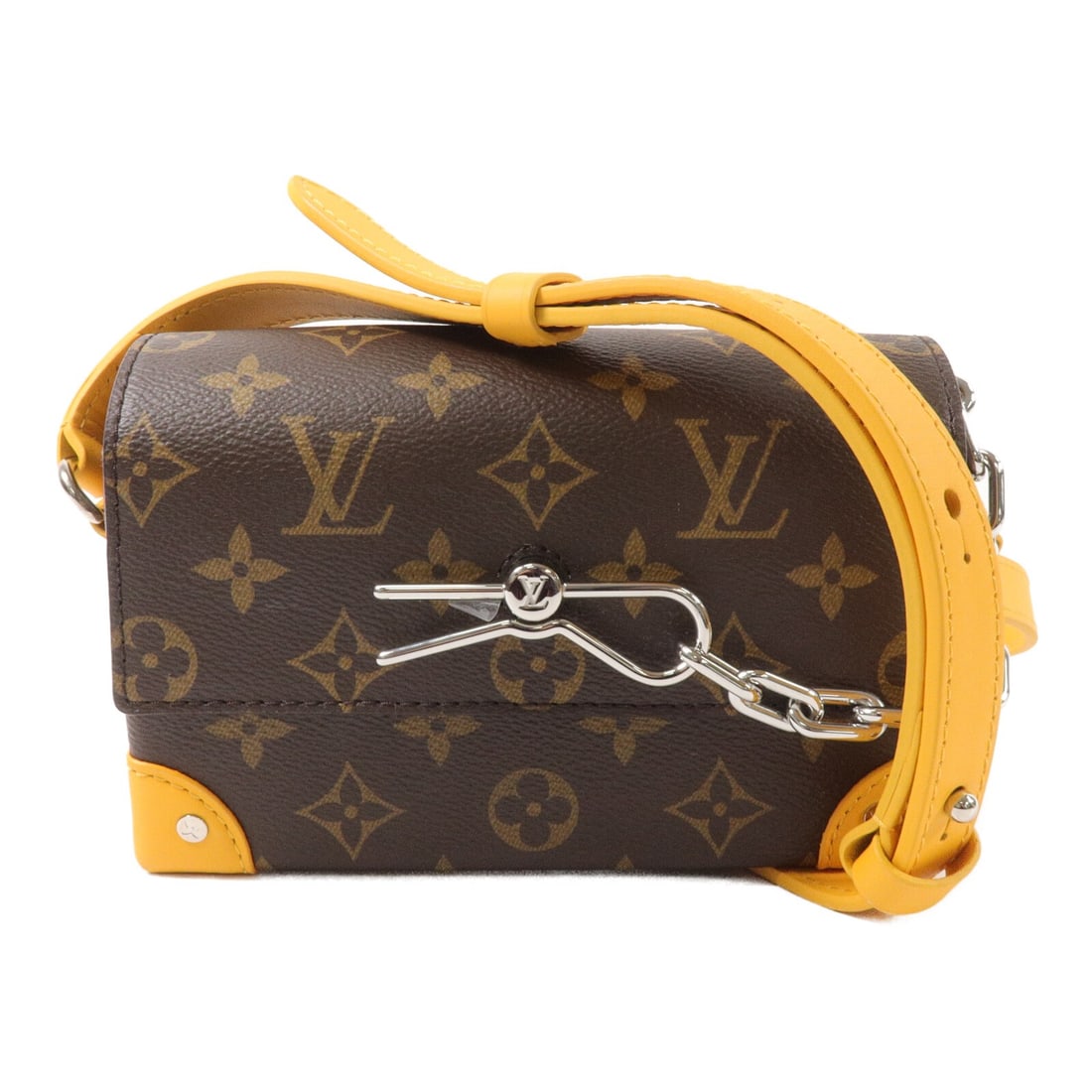 Louis Vuitton M12811 LV Steamer wearable wallet in Monogram Macassar: Louis Vuitton M12811 LV Steamer wearable wallet in Monogram Macassar Louis Vuitton LV Steamer Wearable Wallet shoulder bag in Monogram Macassar. This shoulder bag is crafted from PVC coated canvas and