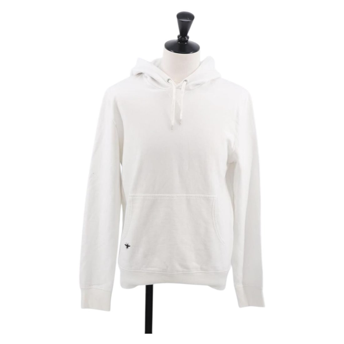 Christian Dior Bee Cotton Hoodie White Italy: Christian Dior Bee Cotton Hoodie White Italy Christian Dior DIOR HOMME Bee hoodie in white cotton, made in Italy. The item is listed as a jacket style and is intended for women. Condition is ranked B,