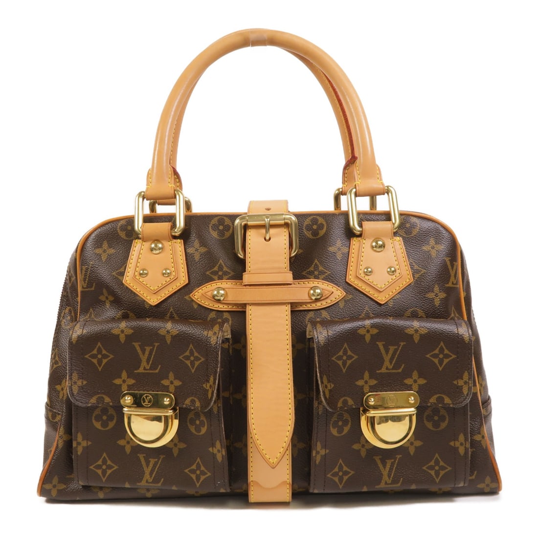 Louis Vuitton Manhattan GM M40025 Monogram Handbag Brown (1 of 18)