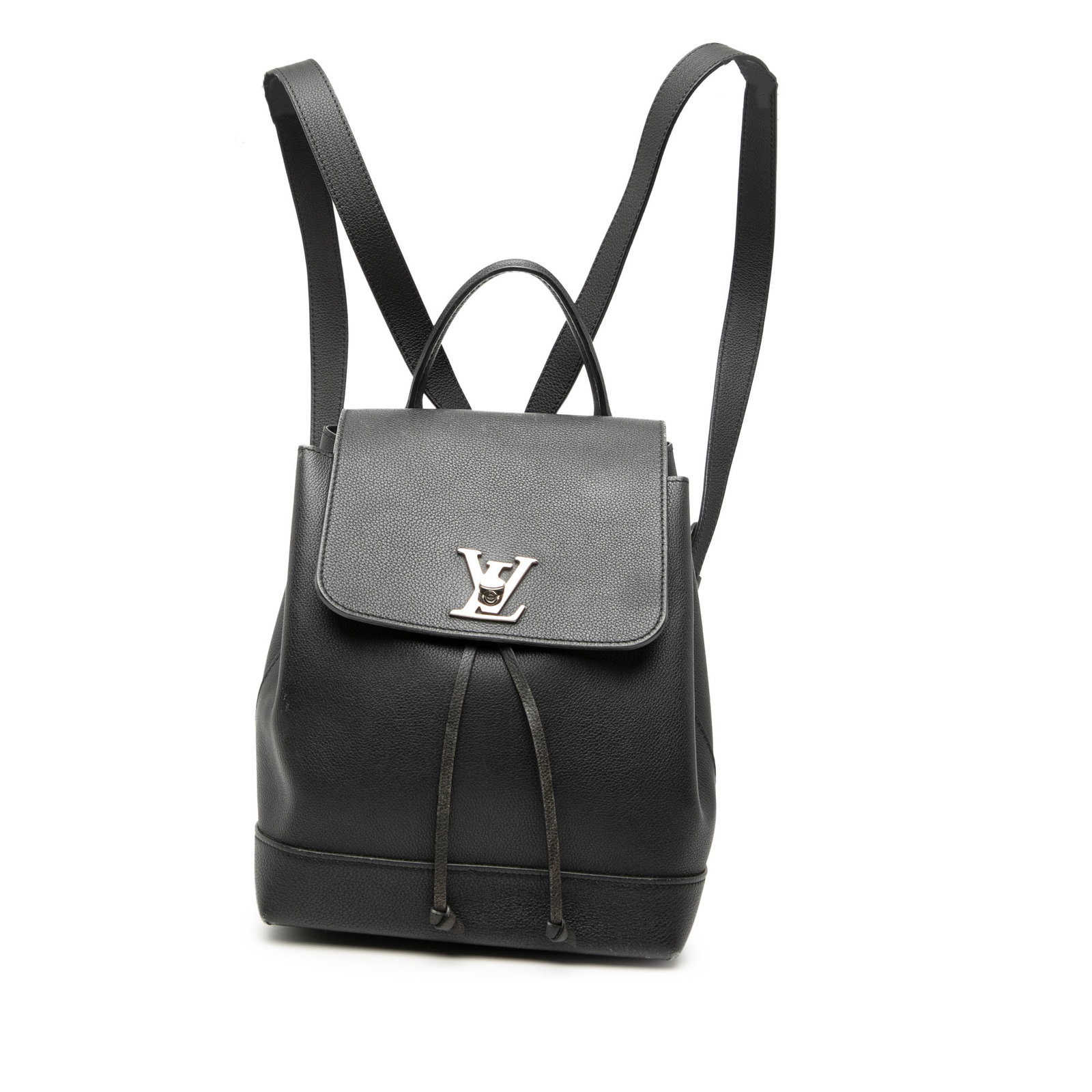 Louis Vuitton Lockme Leather Backpack Black Taurillon (1 of 7)