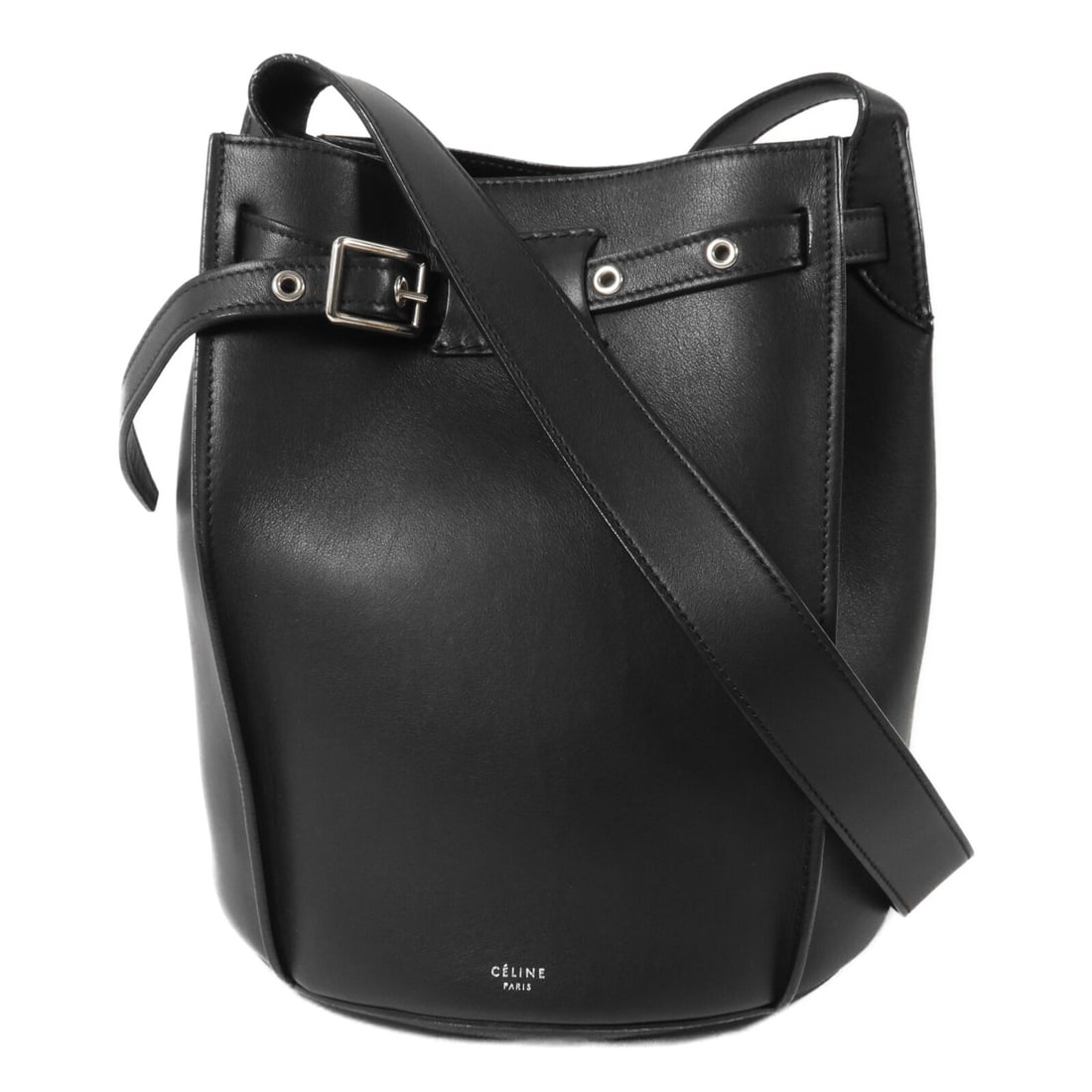 CELINE Big Bag Bucket shoulder bag black calfskin 8.CA-3107 (1 of 18)