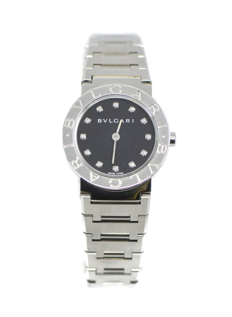 Bvlgari Bvlgari BB26SS 26mm Diamond Bezel Stainless Steel Wristwatch (1 of 5)