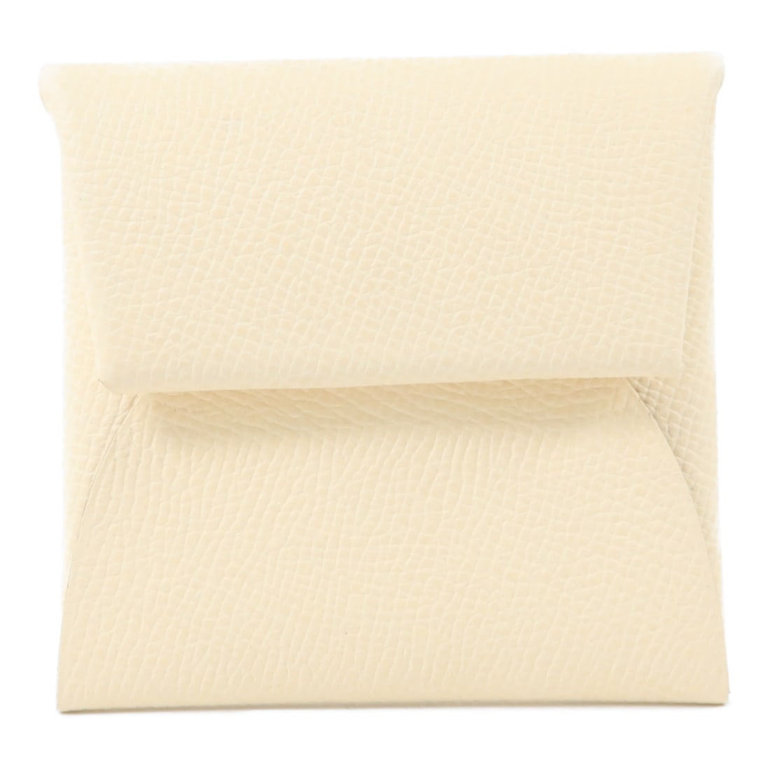 Hermes Bastia coin purse Epsom calfskin Nata Biscuit PHW: Hermes Bastia coin purse Epsom calfskin Nata Biscuit PHW Hermes Bastia change purse in Epsom and calfskin leather with a Nata and Biscuit color combination. This unisex coin purse is made in France an